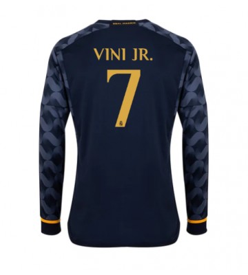 Real Madrid Vinicius Junior #7 Udebanetrøje 2023-24 Lange ærmer